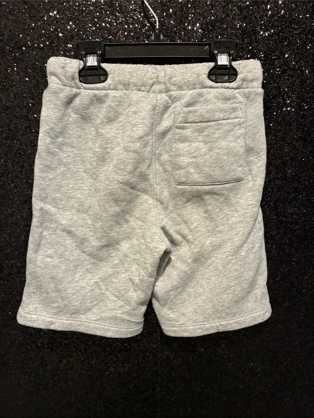 Old Navy Heather Gray Kids Fleece Drawstring Shorts